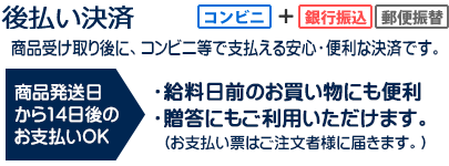 後払い決済